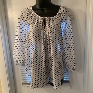 Reduced! Picks dotted work blouse